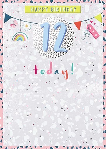 Picture of 12 TODAY BIRTHDAY CARD
